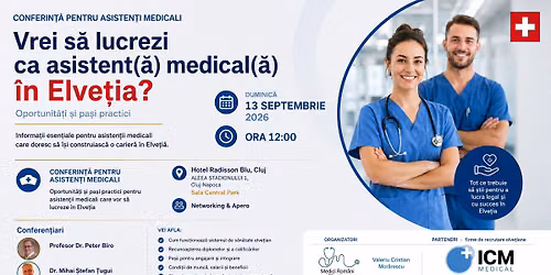 Conferinta pentru asistenti medicali - Oportunitati de angajare in Elvetia