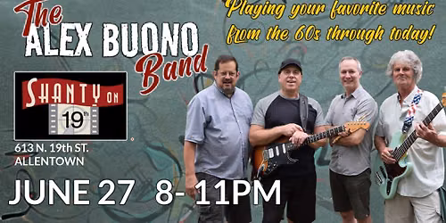 Alex Buono Band - Summer at the Shanty!