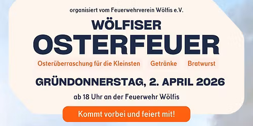 Osterfeuer W\u00f6lfis 2026