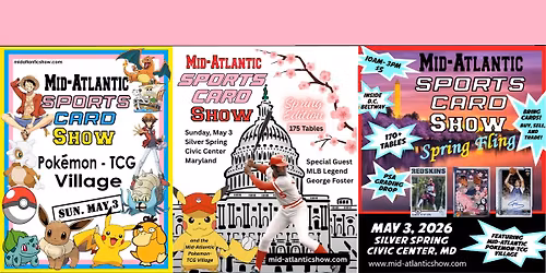 Mid-Atlantic Sports Card Show - Spring Edition 2026!