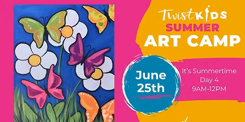 KID'S ART SUMMER CAMP! It's Summertime! Day 4