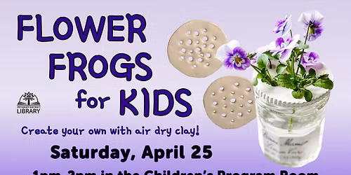 Flower Frogs for Kids