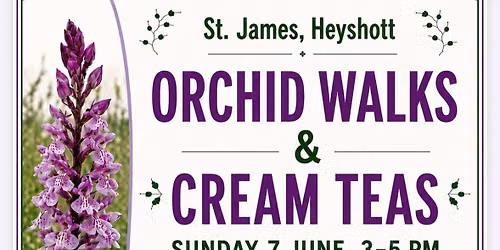Orchid walks &Cream teas