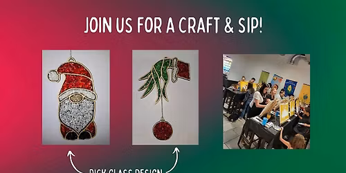 Craft & Sip - Crushed Stained Glass Workshop - at Peculier Ales!