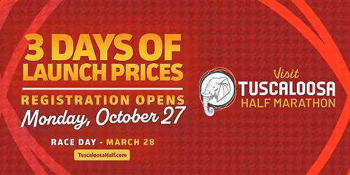 Visit Tuscaloosa Half Marathon