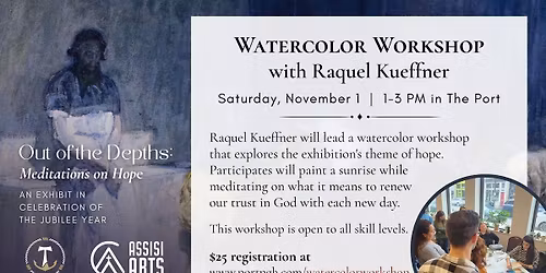 Sunrise Watercolor Workshop with Raquel Kueffner