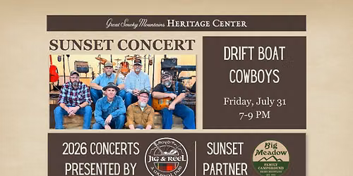 Sunset Concert - Drift Boat Cowboys