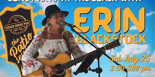 Erin Blackstock at the Coach House Pub Patio sessions