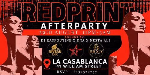 REDPRINT | Official Afterparty Ottawa