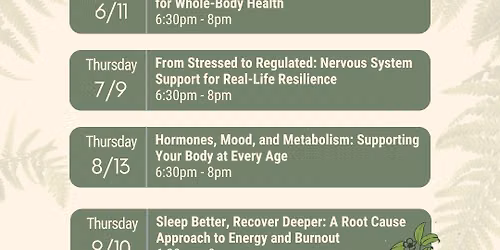 Sleep Better, Recover Deeper: Wellness Series #4 with AYA Naturopathic