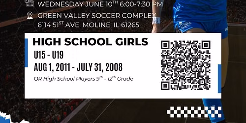 Tryouts - U15-U19 High School Girls