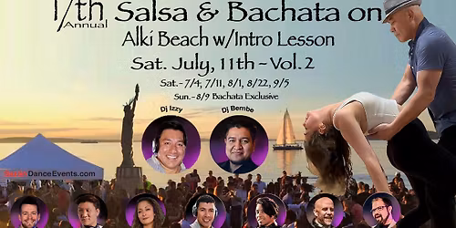 Salsa & Bachata on Alki Beach w\/intro lesson Vol. 2