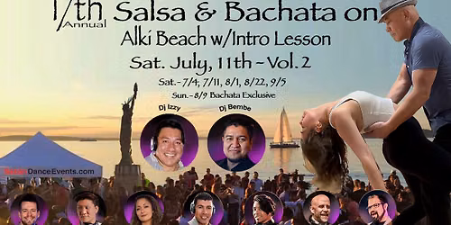 Salsa & Bachata on Alki Beach w\/intro lesson Vol. 2