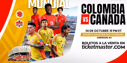 Colombia vs Canada at Hiram Bithorn Stadium