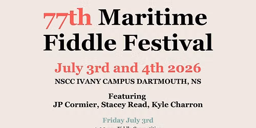 77th Maritime Fiddle Festival