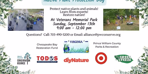 Vet's Park Native Plant Protection Day\/Dia de Proteccion de Plantas Nativas