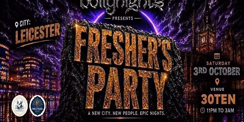 Bollynights Leicester - FRESHERS WELCOME PARTY | Saturday 3rd October | 30TEN
