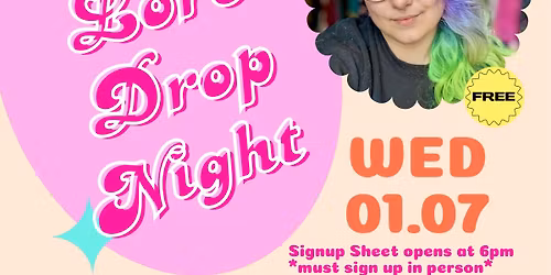 Open Lore Drop Night