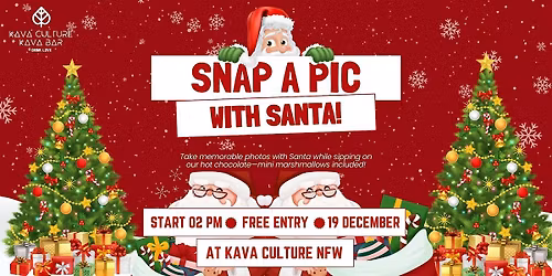 Snap a Pic with Santa at Kava Culture NFW!