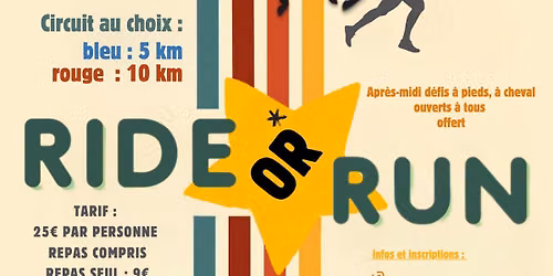 Ride or run 2026 