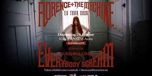 Ausverkauft: Florence + the Machine | K\u00f6ln