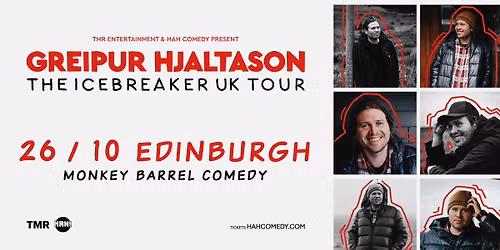 GREIPUR HJALTASON - THE ICEBREAKER TOUR - EDINBURGH