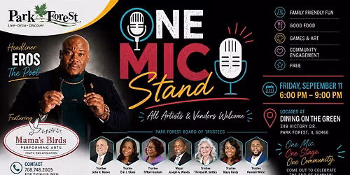 Park Forest Presents: One Mic Stand
