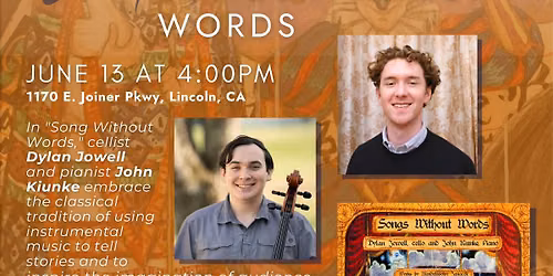 Strings & Songs Concert: Songs Without Words