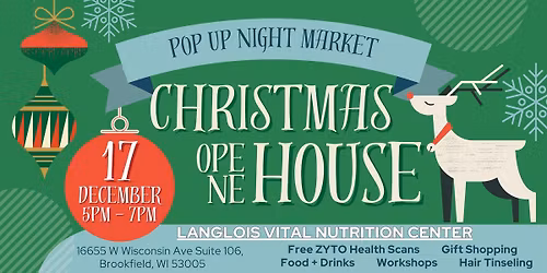 POP UP NIGHT MARKET + Vital Nutrition Center Open House