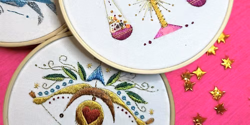 Zodiac Embroidery Workshop at The Banker, EC4