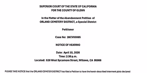Notice of Hearing
