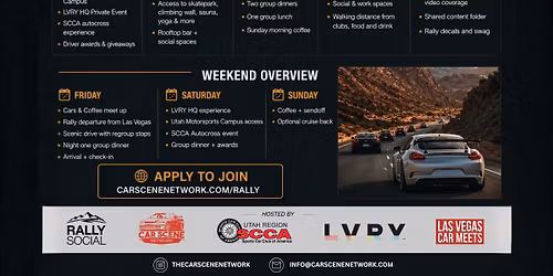 Beat the Heat - Rally Social from Las Vegas to Salt Lake City