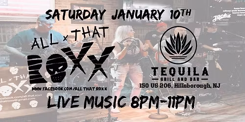 All That Roxx debuts at Tequila Grill & Bar in Hillsborough