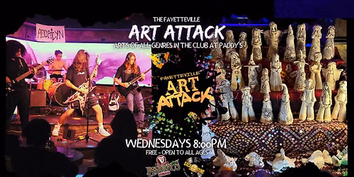 The Fayetteville Art Attack, Wednesday, July 1st!