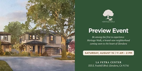 Heritage Walk Preview Event 