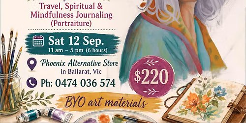 Gouache Painting for Travel, Spiritual & Mindfulness Journaling (Portraiture)