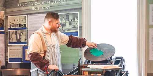 Printing the Past at Settlement to City Museums