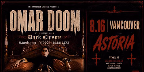 OMAR DOOM \/\/ DARK CHISME \/\/ RINGFINGER \/\/ VIDOT \/\/ BARE LIFE