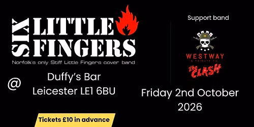 Six Little Fingers back @ Duffy's Bar