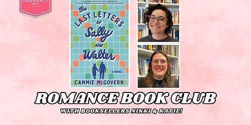 Gramercy Book Club Picks THE LAST LETTERS OF SALLY AND WALTER for May!