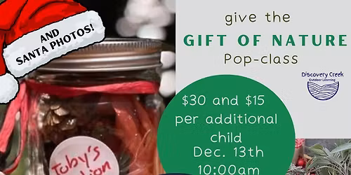 Storywalk and Santa Photos