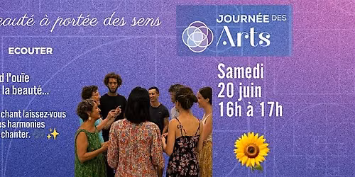 Journ\u00e9e des ARTS  : la beaut\u00e9 \u00e0 port\u00e9e de sens.