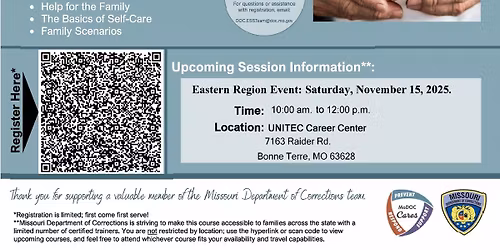 Correctional Family Wellness Course