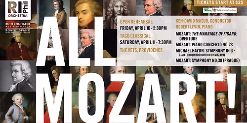 RI Philharmonic Open Rehearsal- All Mozart!