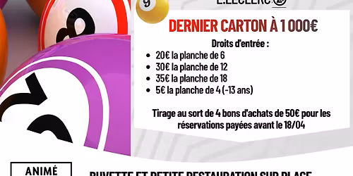 SUPER LOTO DE L\u2019ES GOLBEY