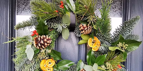 Natural Christmas Wreath Evening Workshop with Green Elephant