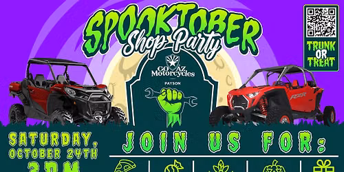 Spooktober Shop Party | SATURDAY | OCTOBER 24TH