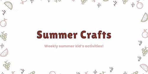 Summer Crafts- week 1 my little monster