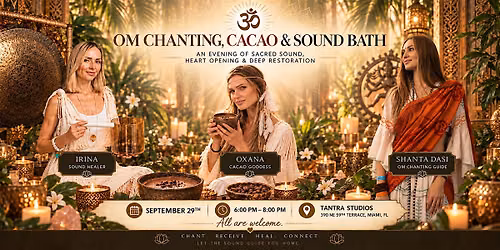 OM Chanting, Cacao & Sound Bath