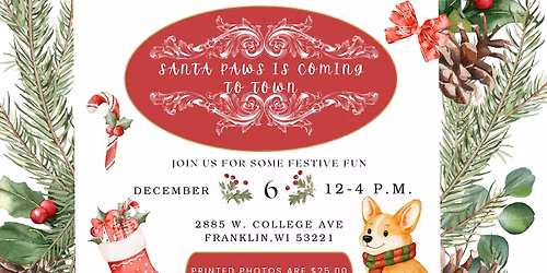Santa Paws is coming to town! \ud83d\udc3e\ud83c\udf85\ud83c\udffc\ud83c\udf84\ud83c\udf81\ud83d\udc3e